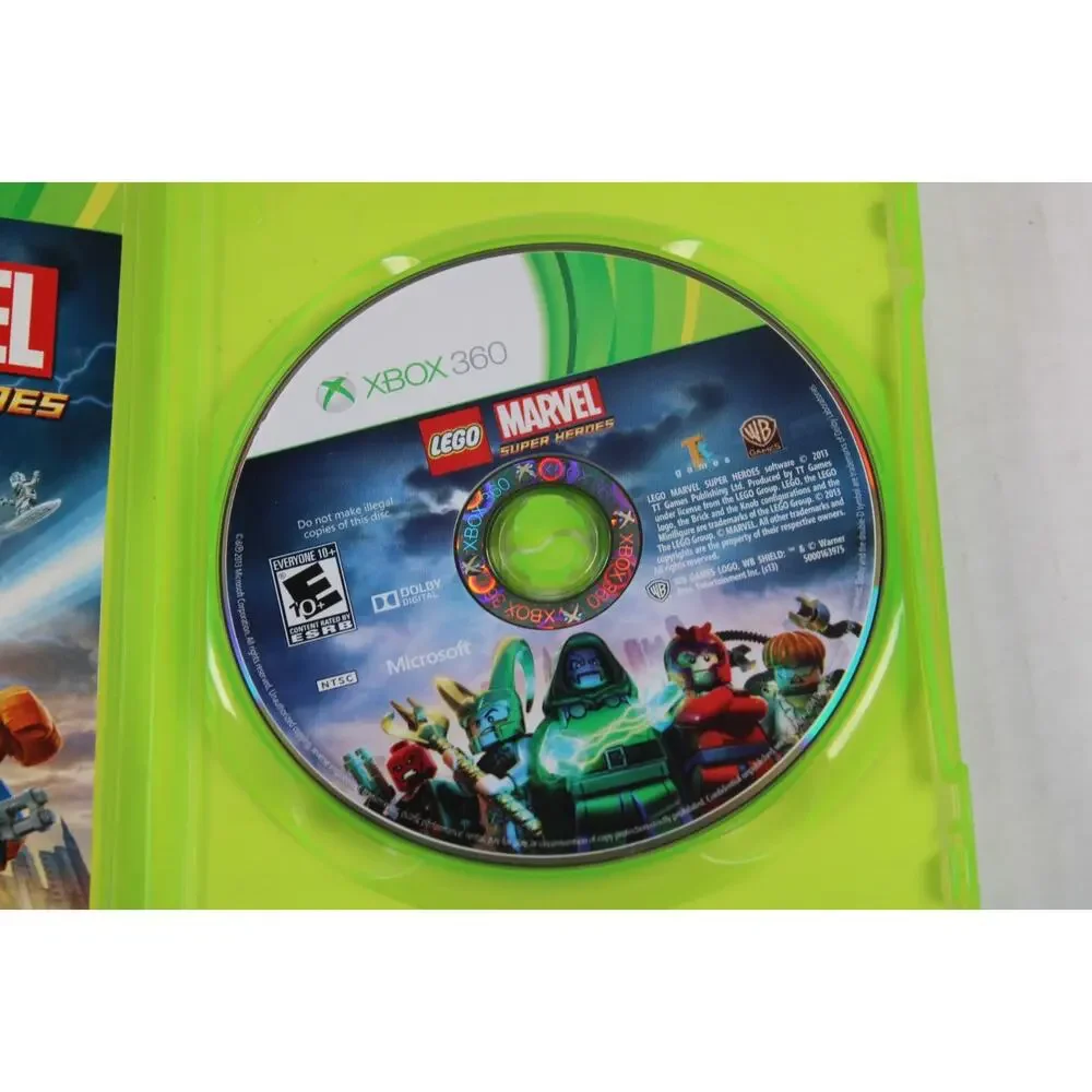 LEGO Marvel Super Heroes Microsoft Xbox 360 Video Game CIB Complete